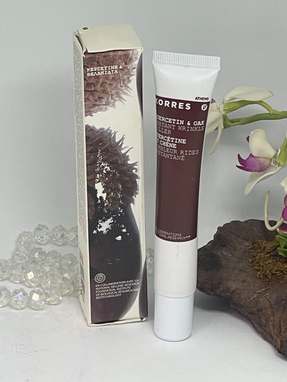Korres Quercetin & Oak Instant Wrinkle Filler - .68 fl oz Full Size - New in Box